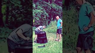 Composter Assembly HousyHomestead adventure living homesteading funny [upl. by Sophie]