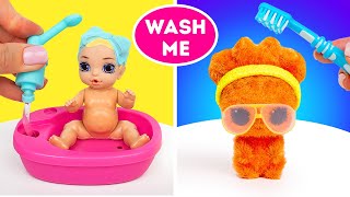 Toys That Love Bath Time  Baby Bottle House Playset And LOL Surprise Fuzzy Pets Unboxing [upl. by Sillaw]