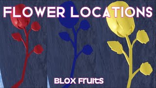 ALL Flower Locations For Race V2 Blox Fruits [upl. by Courtnay]