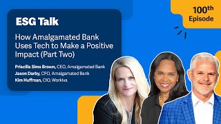 How Amalgamated Bank Uses Tech to Make a Positive Impact Part Two [upl. by Otecina]