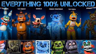 GUIDE How to Unlock EVERY PLUSH SUIT amp CPU In FNaF AR Special Delivery [upl. by Cleasta]