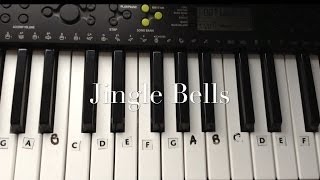 Jingle Bells KeyboardPiano Tutorial for Beginners  Easy [upl. by Seebeck]