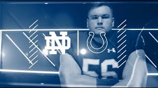 NDFootball  NFL Draft Quenton Nelson [upl. by Nyad]