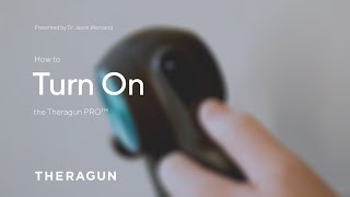 How To Turn on your Theragun [upl. by Christmann]