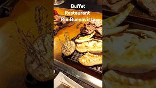 Dinner Buffet at Riu Buenavista tenerife canaryislands spain allinclusivehotel [upl. by Eeladnerb]