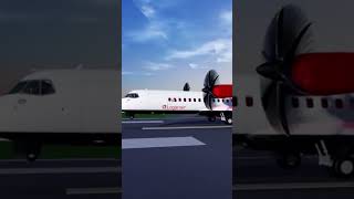 Loganair Roblox Landing 2 aviation aircraft plane roblox LoganairRoblox [upl. by Savinirs]