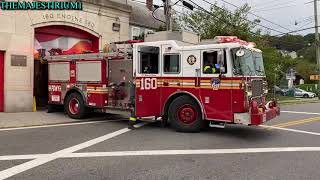 FDNY RESPONDING COMPILATION 117 FULL OF BLAZING SIRENS amp LOUD AIR HORNS THROUGHOUT NEW YORK CITY [upl. by Haneeja110]