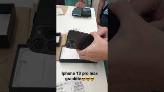 Iphone 13 pro max graphite🤩🤩🤩 [upl. by Eelime825]