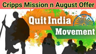 Quit India Movement ICSE Class 10  Cripps Mission and August Offer  Sir Tarun Rupani [upl. by Ailaht88]