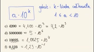 Notacja wykładnicza  przykłady [upl. by Gian]