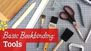 Basic Bookbinding Tools for Beginners  Sea Lemon [upl. by Odnumde940]