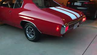 1970 Chevelle SS 396 Exhaust Sound  Revs [upl. by Nnylyrehc]