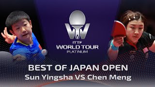 FULL MATCH  Sun Yingsha vs Chen Meng 2017  BEST of Japan Open [upl. by Aridni]