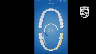 Sonicare App TouchUp Feature  Philips  Sonic electric toothbrush [upl. by Reger]