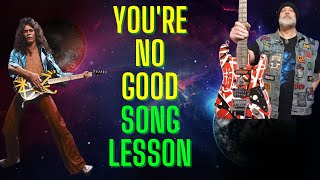 How to play Van Halen Youre No Good song on guitar [upl. by Cychosz830]