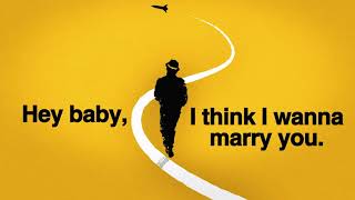 Bruno Mars  Marry You Official Lyric Video [upl. by Kennet833]