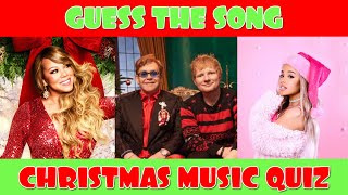 Christmas Songs Music Quiz [upl. by Norihs]