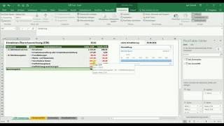 Excel Tool für Kleinunternehmen Einnahmen und Ausgaben [upl. by Hafital354]