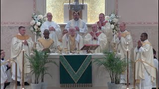 Fr Jim Blount celebrates Holy Mass at Saint Anastasia Parish Newtown Square  August 8 2023 [upl. by Notsa336]