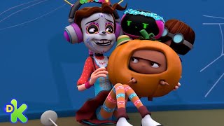 Episodio completo Un Halloween musical  Mini Beat Power Rockers  Discovery Kids Latinoamérica [upl. by Clevey]