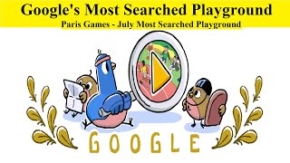 Googles Most Searched Playground Paris Games  July Most Searched Playground [upl. by Robinette]