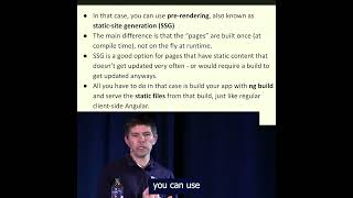 StaticSite generation vs ServerSide Rendering  Alain Chautard answers all your questions [upl. by Ahseyn]