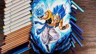 Drawing GOGETA Ssj Blue [upl. by Odrautse164]