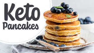 3 LowCarb Pancake Recipes for Keto  Almond Pancakes  Coconut Flour Pancakes  Cheese Pancakes [upl. by Jorgan]