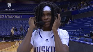 Washington’s Keyon Menifield reflects on career night vs Utah Tech [upl. by Salvidor887]