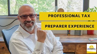 Professional Tax Preparer Experience [upl. by Danas]