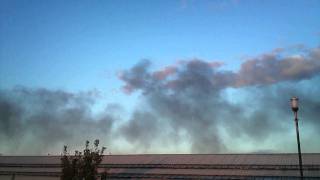 Sony Enfield burns fire Tuesday evening black clouds Riots in london epd 2 [upl. by Natty218]