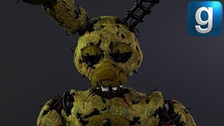 Gmod FNAF  Ignited Stylized Springtrap Pill Pack [upl. by Gnilrac]