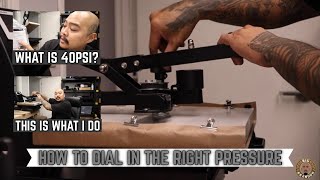 How I Set The Pressure On My Heat Press For Transfers [upl. by Orianna]