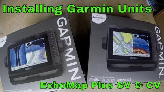 Installing Garmin EchoMap Plus 73SV and 73CV  B Fishing [upl. by Landers928]