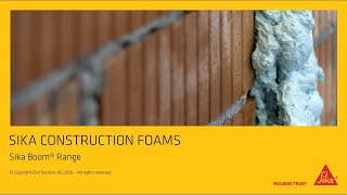 Sika Boom® Construction Foam Range [upl. by Ambur]