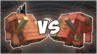 Hoglin vs Zoglin  Minecraft Mob Battle [upl. by Mosenthal378]