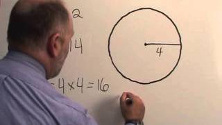 How to calculate the area of a circle [upl. by Engis873]