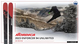 2023 Nordica Enforcer 94 Unlimited Ski Review with SkiEssentialscom [upl. by Angelle]