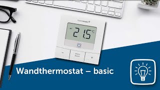 Produktvorstellung Wandthermostat  basic  Homematic IP [upl. by Aran]