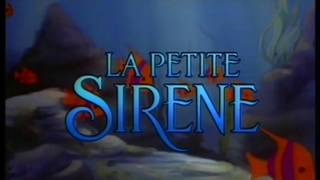 La Petite Sirène  Générique Français  Version 1990 VHSLD [upl. by Ahsitahs233]