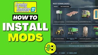 Farming Simulator 22 How to Install Mods Xbox [upl. by Enyamart542]