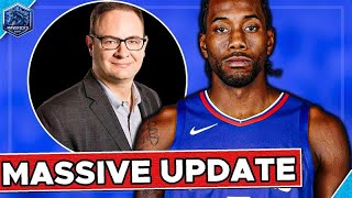 Kawhi Has SERIOUS Swelling In Knee NBA Insiders Give MAJOR Injury Updates  Mavericks News [upl. by Erdda]