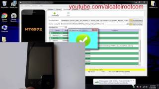 Alcatel PIXI 3 TWRP Flashing throught PC [upl. by Buerger986]