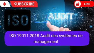 ISO 190112018 Audit des systèmes de management 2 [upl. by Natty]