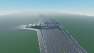 ROBLOX STUDIO  Highway interchange speed build [upl. by Etnomal1]