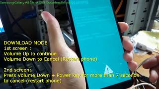 Samsung Galaxy A8 SMA530F Download Mode [upl. by Asiuol]