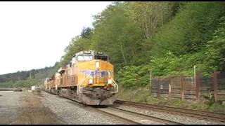 Railfanning Steilacoom and Solo Point 4182010 [upl. by Tiler]