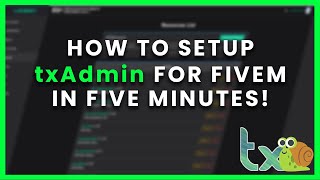 Setup a txAdmin FiveM Server in less than 5 minutes  ZAPHOSTINGCOM [upl. by Edison531]