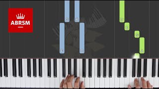 Down by the salley gardens  ABRSM Piano Grade 1 2021 amp 2022 B3  Synthesia Piano tutorial [upl. by Harwell868]