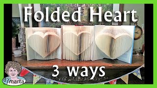 Folded Book 1 Pattern 3 Ways [upl. by Otineb]